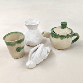 ZPAQI Multi-combination DIY Ceramic Clay Tools 65Pcs Handmade Pottery Kit  Supplies 